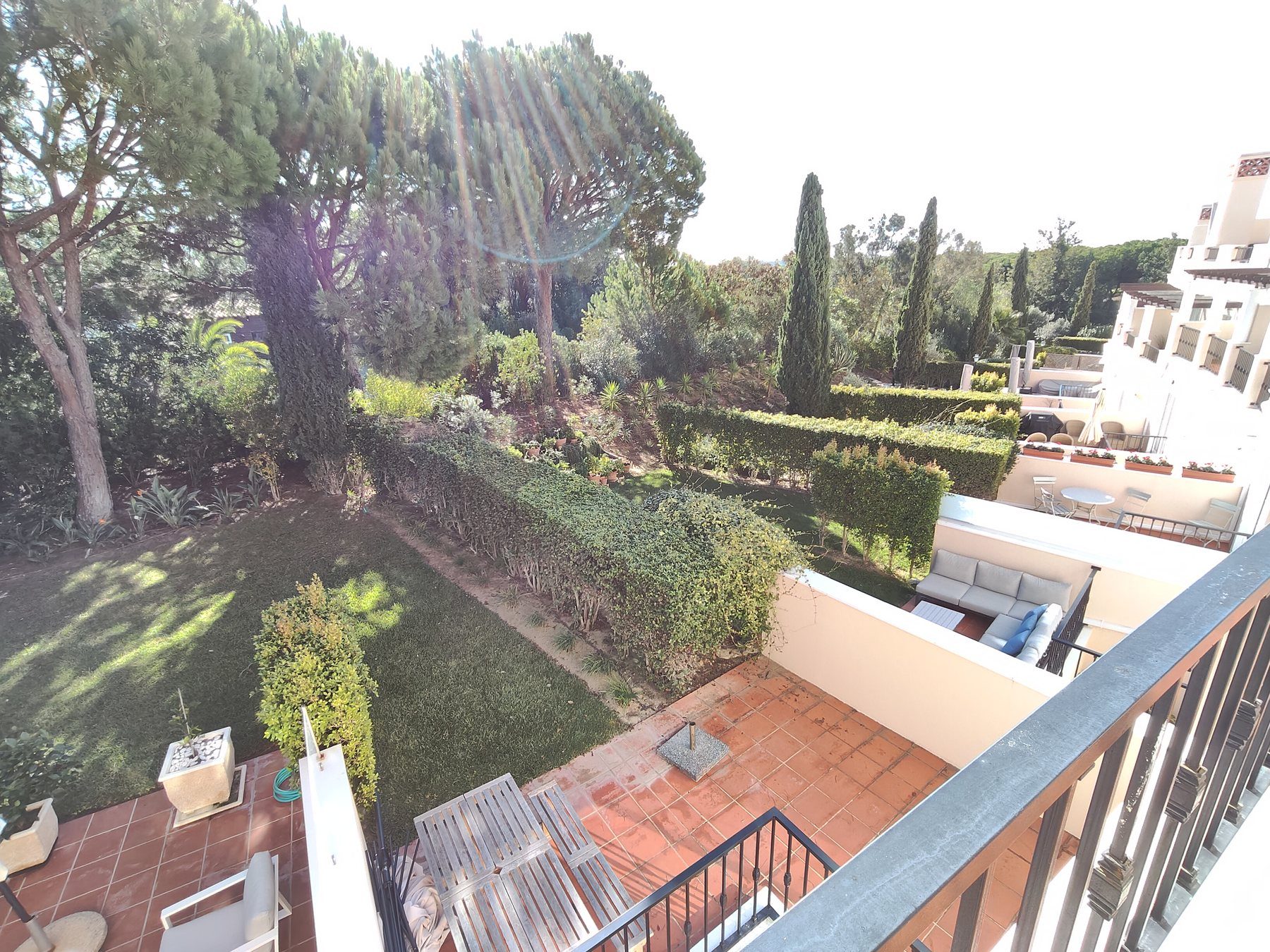Palmyra, Vila Sol — garden terrace outlook